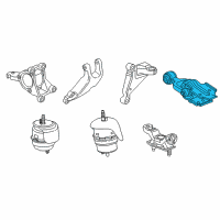 OEM Chevrolet Impala Strut Diagram - 20825879