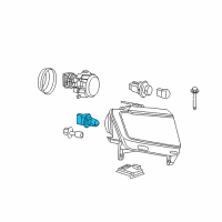 OEM 2015 Jeep Compass Bulb Diagram - L003157KLC