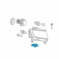 OEM 2016 Jeep Compass Module-Hid BALLAST Diagram - 68086783AA