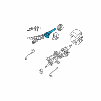 OEM Lexus RX350 Switch, Windshield WIPER Diagram - 84652-48140