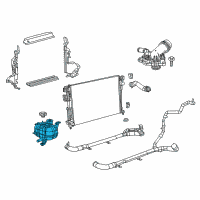 OEM 2021 Chrysler Voyager Bottle-PRESSURIZED COOLANT Diagram - 68217323AA