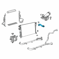 OEM Chrysler Pacifica Hose-Radiator Inlet Diagram - 68217327AD