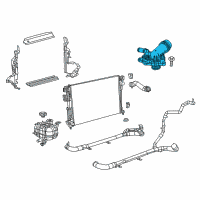 OEM Chrysler Thermostat Diagram - 68217305AF