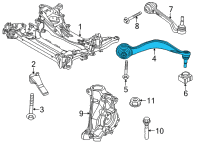 OEM 2022 BMW 330e xDrive TENSION STRUT WITH HYDRAULIC Diagram - 31-10-6-894-664
