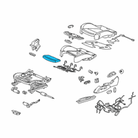 OEM Buick Cascada Lower Pad Diagram - 13489056