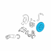 OEM 2008 Pontiac Solstice Rotor Diagram - 19303827