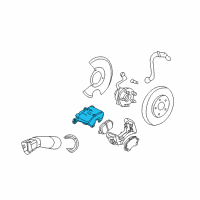 OEM 2007 Pontiac Solstice CALIPER ASM, FRT BRK Diagram - 19368940
