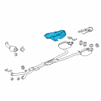 OEM 2013 Cadillac CTS Front Shield Diagram - 20987571