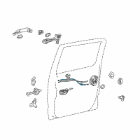 OEM 2010 Toyota Tacoma Cable Diagram - 69770-04010