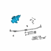 OEM 2008 Dodge Ram 2500 Gear Kit-Power Steering Diagram - 68170214AB