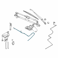 OEM Pontiac G3 Hose & Tube Assembly Diagram - 96650558