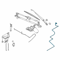 OEM 2008 Chevrolet Aveo5 Hose & Tube Assembly Diagram - 96543089