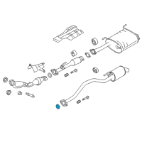 OEM Nissan Bearing-Seal, Exhaust Joint Diagram - 20695-8H310