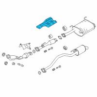 OEM 2017 Nissan NV200 INSULATOR-Heat, Rear Floor Diagram - 74761-3LM0C