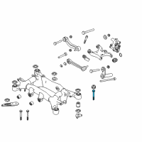 OEM BMW X5 Hex Bolt With Washer Diagram - 33-32-6-760-344