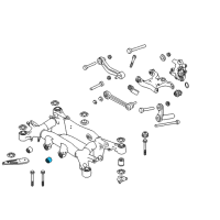 OEM 2007 BMW M5 Rubber Mounting Rear Diagram - 33-17-2-282-729