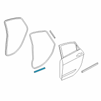 OEM 2015 Dodge Dart WEATHERST-Rear Door SILL Secondary Diagram - 68082814AB