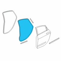 OEM 2015 Dodge Dart WEATHERST-Rear Door Diagram - 68082824AC