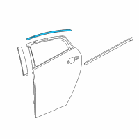 OEM 2016 Chevrolet Volt Rear Molding Diagram - 84178715