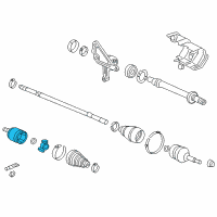 OEM Honda Crosstour Set, Joint Complete Inner Diagram - 44310-T2B-305