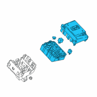 OEM Cadillac Fuse & Relay Box Diagram - 84590857