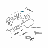 OEM Chrysler Sebring Latch-DECKLID Diagram - 5056226AE