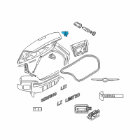 OEM 2002 Chrysler Sebring Latch-DECKLID Diagram - 5056226AE