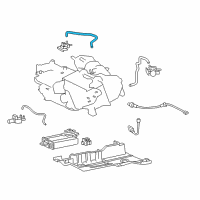 OEM 2012 Toyota Sienna Vacuum Hose Diagram - 44726-08010