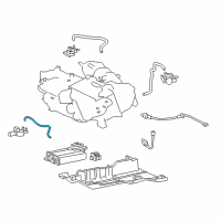 OEM 2011 Toyota Sienna Vacuum Hose Diagram - 17308-0V050