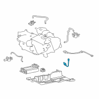 OEM 2011 Toyota Sienna Front Oxygen Sensor Diagram - 89467-45030