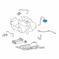 OEM 2012 Toyota Sienna Vacuum Valve Diagram - 25860-0V090