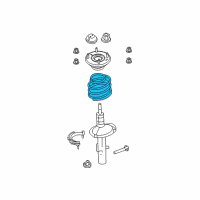 OEM 2018 Ford Flex Coil Spring Diagram - DA8Z-5310-E