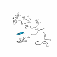 OEM 2006 Mercury Mariner Canister Hose Diagram - 7L8Z-9D653-E