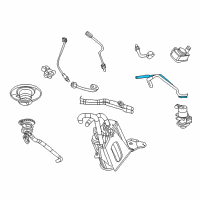 OEM 2005 Jeep Liberty Tube-Fuel Vapor Diagram - 52128637AC