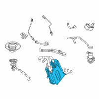 OEM Jeep Liberty CANISTER-Vapor Diagram - 4891793AE