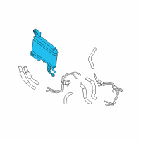 OEM Toyota Avalon Transmission Cooler Diagram - 32910-41020