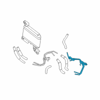 OEM Toyota Avalon Tube Assembly Diagram - 32907-41040