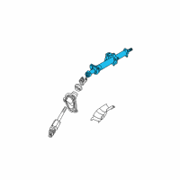 OEM 2005 Nissan Maxima Column-Steering Tilt Diagram - 48810-ZA060