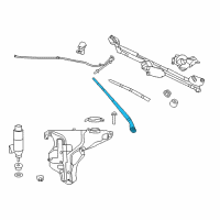 OEM 2016 Chrysler 300 Arm-Front WIPER Diagram - 68082555AA