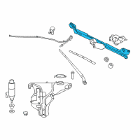 OEM 2019 Dodge Charger Linkage-WIPER Diagram - 68082553AA