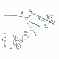 OEM 2019 Dodge Durango Blade-Front WIPER Diagram - 68194930AA