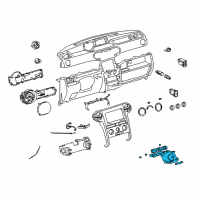 OEM Scion Hazard Switch Diagram - 84010-52480