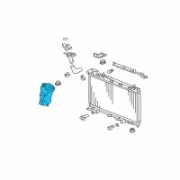 OEM Honda Fit Tank, Reserve Diagram - 19101-PWA-J00