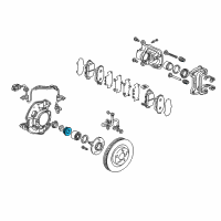 OEM 2002 Honda S2000 Pulser Assy., FR. Diagram - 44350-S2A-000