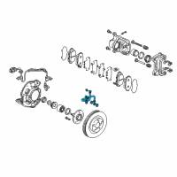 OEM 2007 Honda S2000 Hose Set, Left Front Brake Diagram - 01465-S2A-010