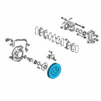 OEM 2004 Honda S2000 Disk, Front Brake (16") Diagram - 45251-S2A-000