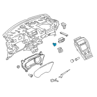 OEM 2017 Lincoln MKX Lock Switch Diagram - FA1Z-54432A38-AA