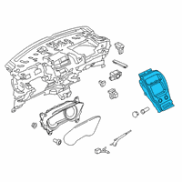 OEM 2019 Lincoln Nautilus Dash Control Unit Diagram - KA1Z-18842-AC