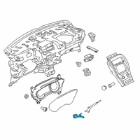 OEM 2020 Lincoln Nautilus Courtesy Lamp Diagram - FA1Z-14A318-S