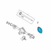 OEM Ford Rear Cover Diagram - DR3Z-4033-B